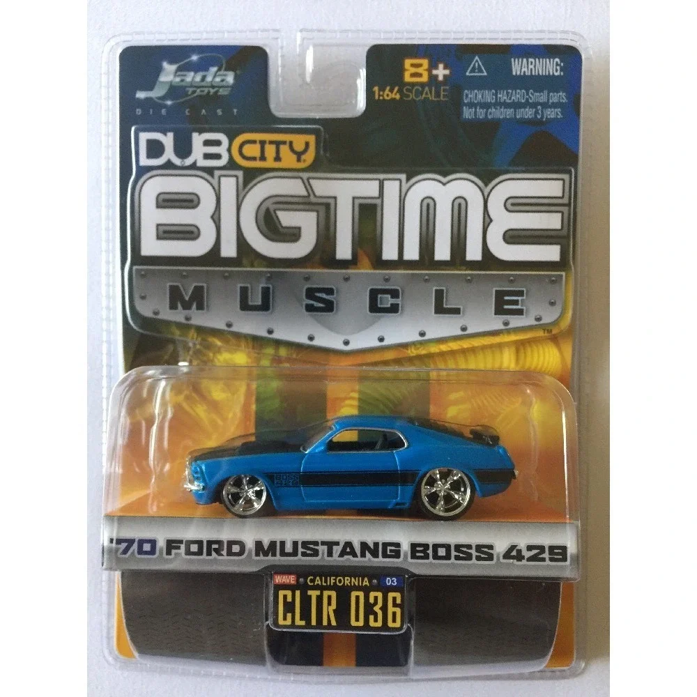 Jada Dub City BigTime Muscle 70 1970‎ Ford Mustang Boss 429 Diecast 1/64 Scale